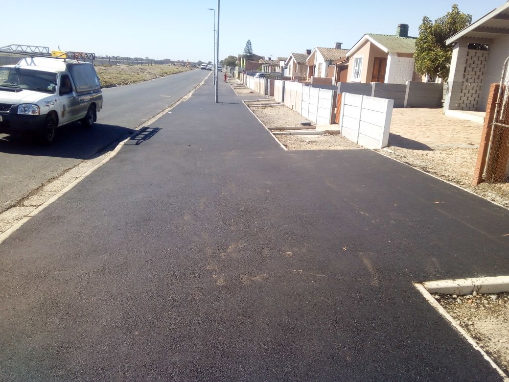 Roni Engineeers- After photo of road reconstruction